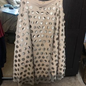 NWT- Anthropologie Eva Franco polka dot skirt