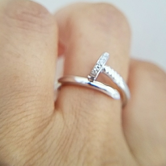 ON SALE 14k Gold plated designer look Ring Band - Picture 8 of 8