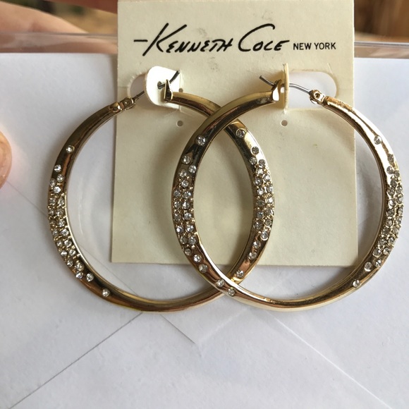 NWT KC hoop earrings & NWOT matching bangle - Picture 2 of 7