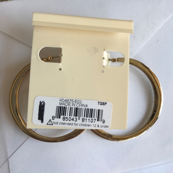 NWT KC hoop earrings & NWOT matching bangle - Picture 3 of 7