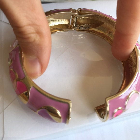 NWT KC hoop earrings & NWOT matching bangle - Picture 5 of 7