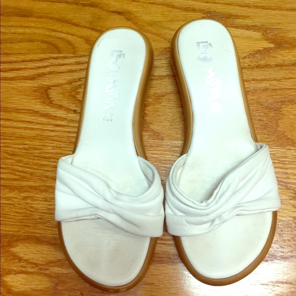 Le Matin slip on wedge sandals