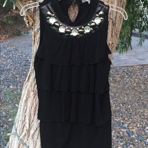 Black gem blouse super soft