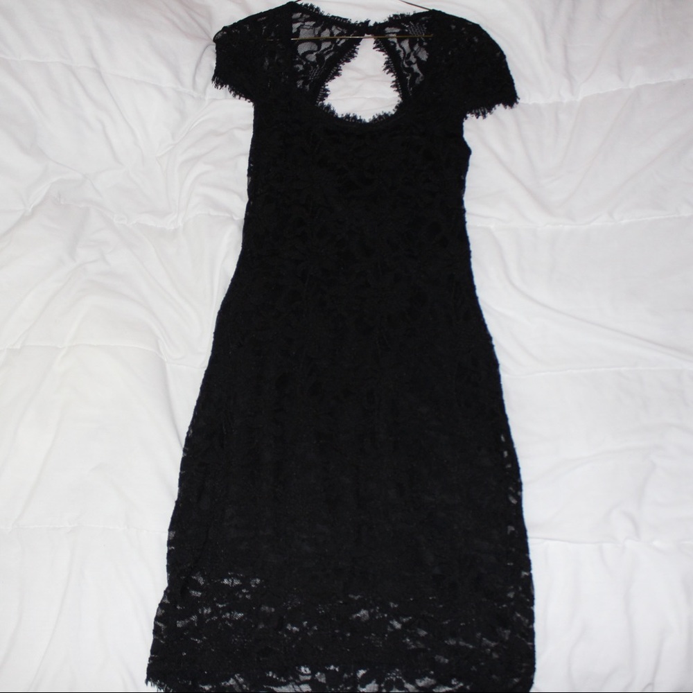 Elegant Black Lace bodycon dress 😍