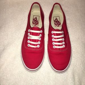Red Vans