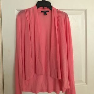 pink cardi