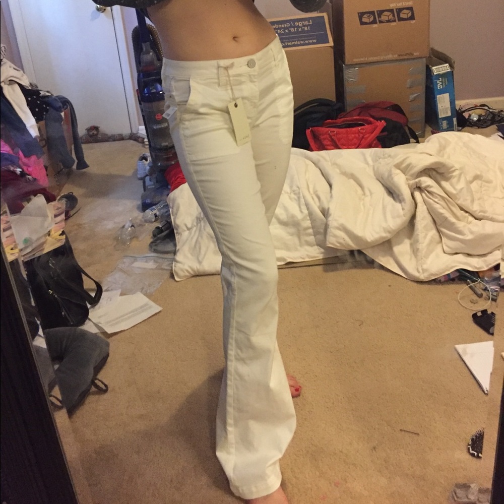 Joie White Jeans