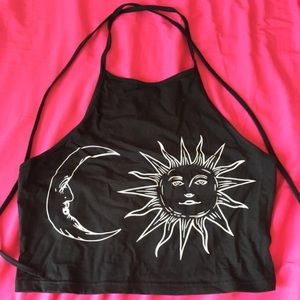Sun and Moon Halter crop