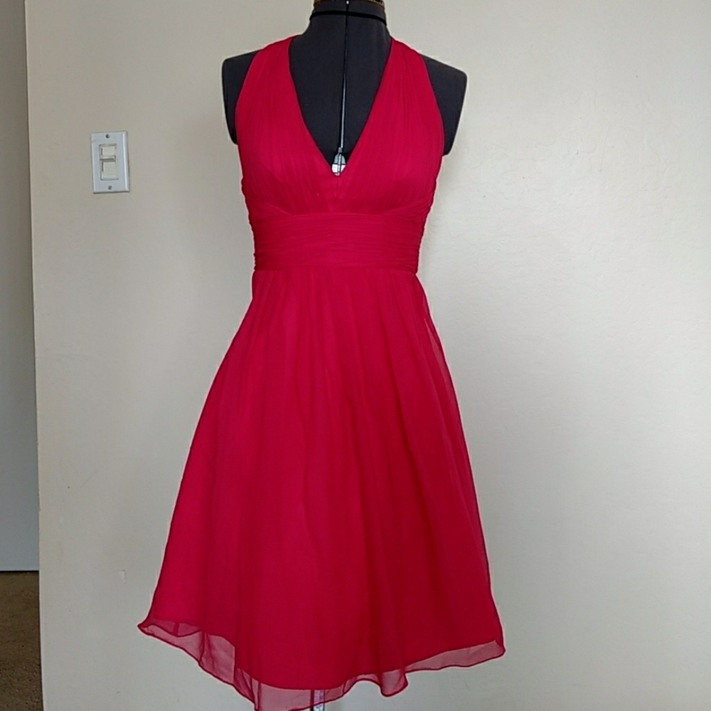 Silk crepe dress