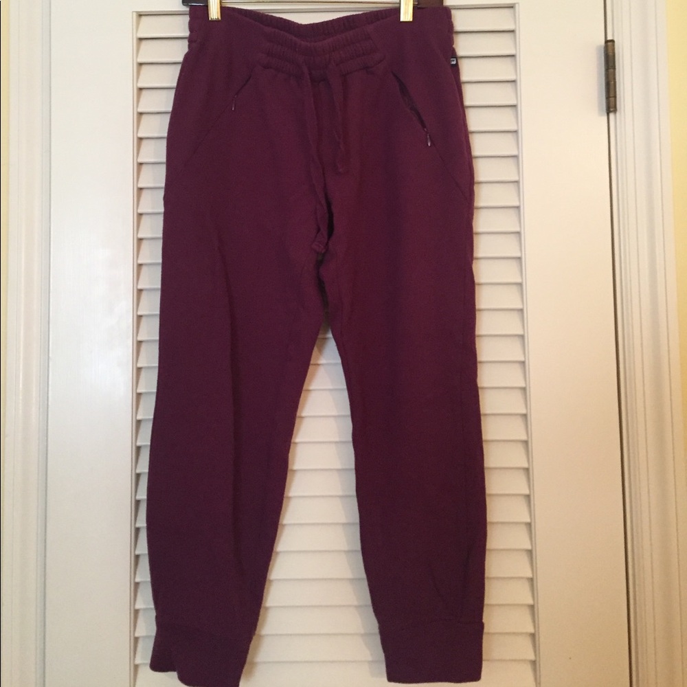 Purple joggers