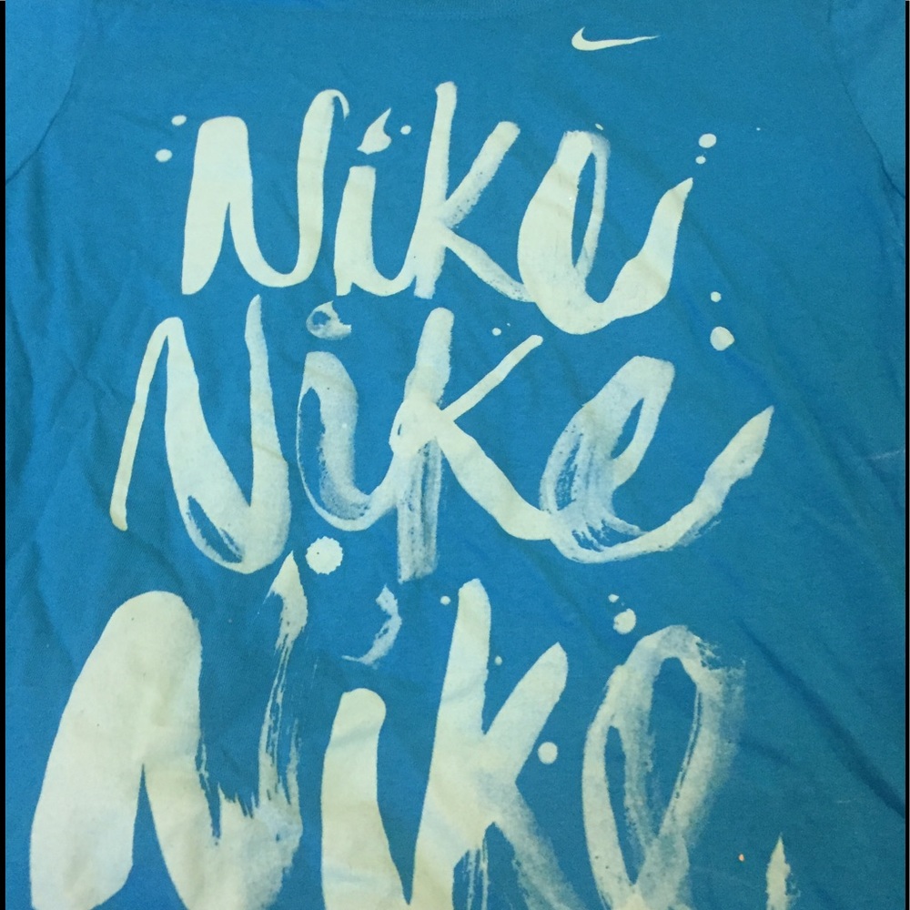 Blue Nike tee