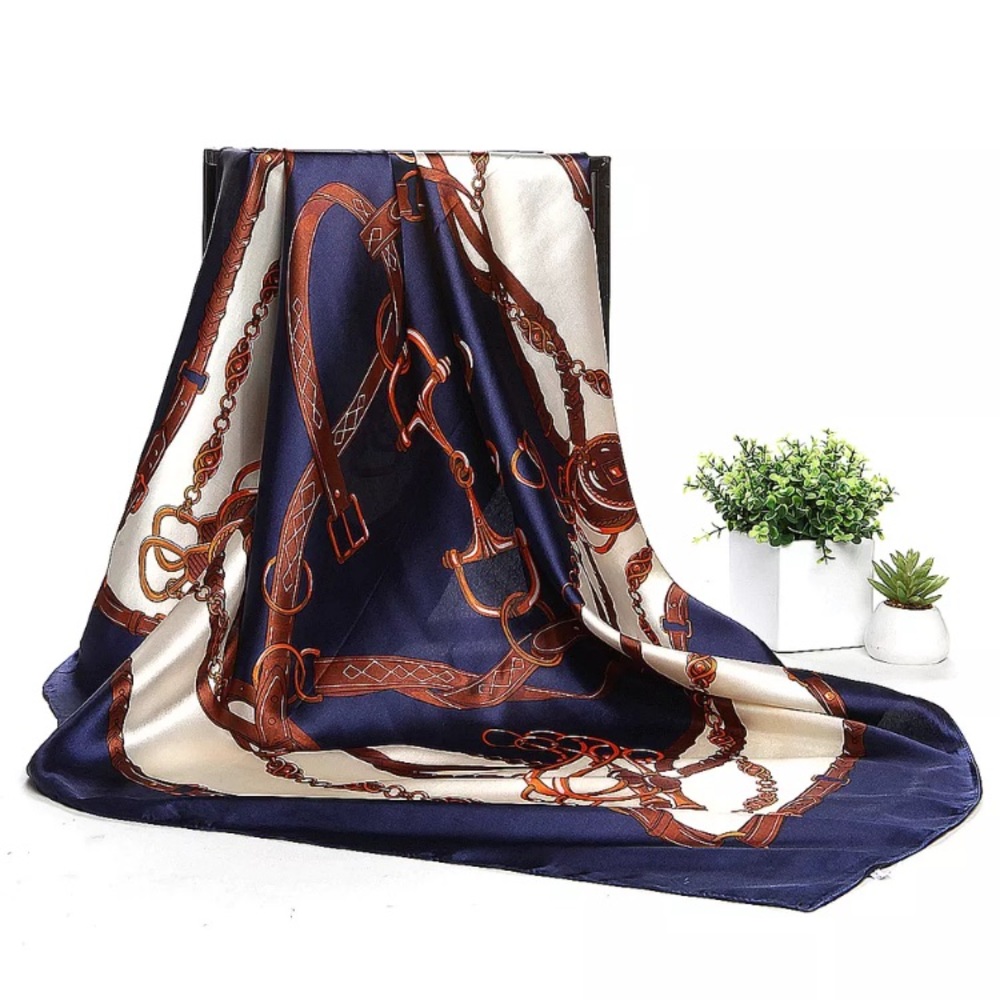 Printed silk scarfs