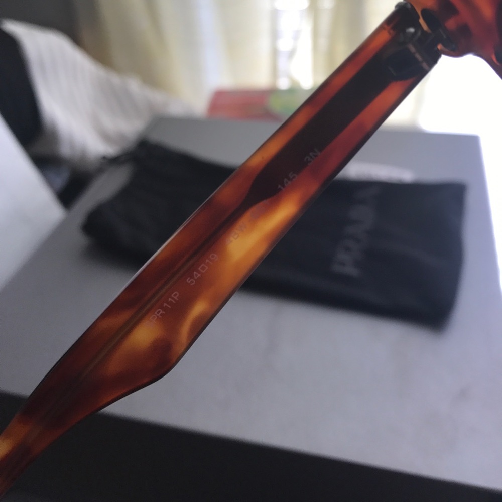 Brown Gradient Prada Sunglasses - image 3