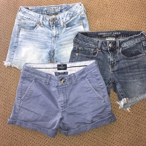3 Pairs American Eagle Shorts
