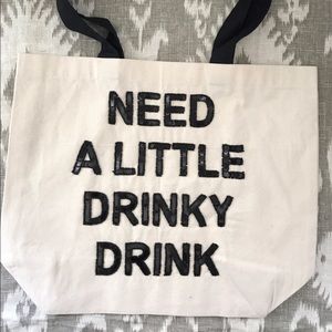 Fallon & Royce crystal canvas tote