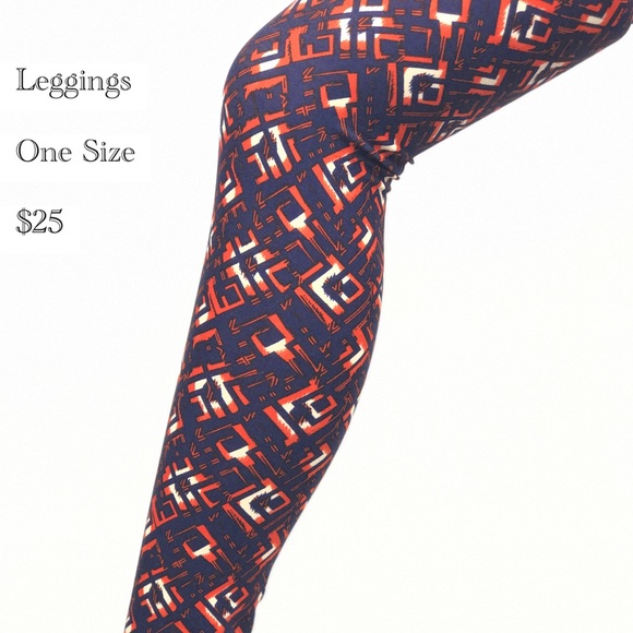 Gators color lularoe OS leggings - Picture 1 of 1