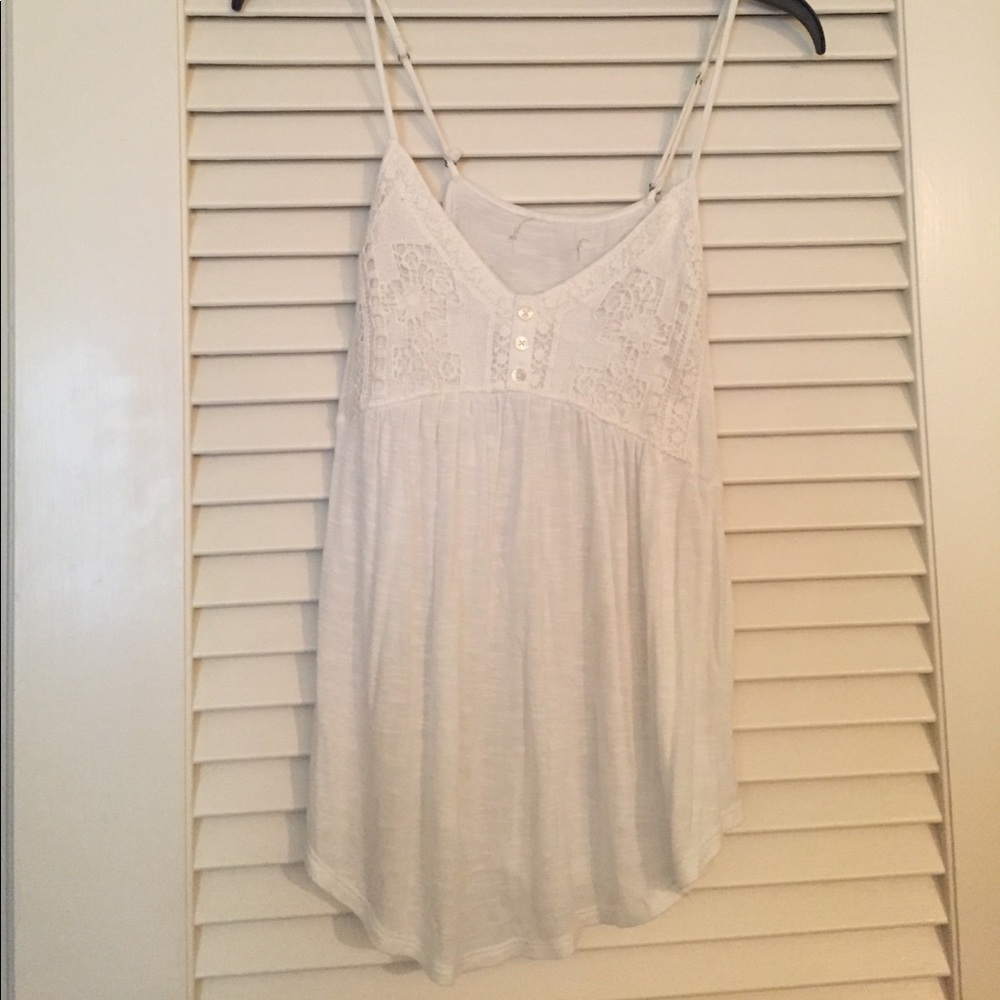 White embroidered top