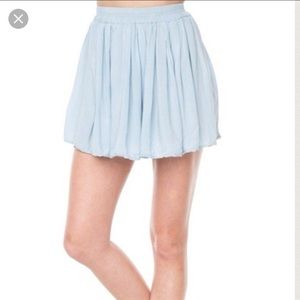 Brandy Melville baby blue skirt