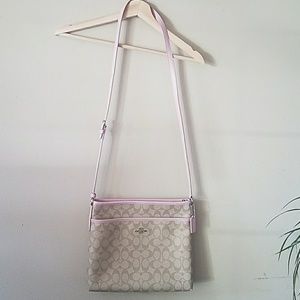 Pink and Brown Coach purse