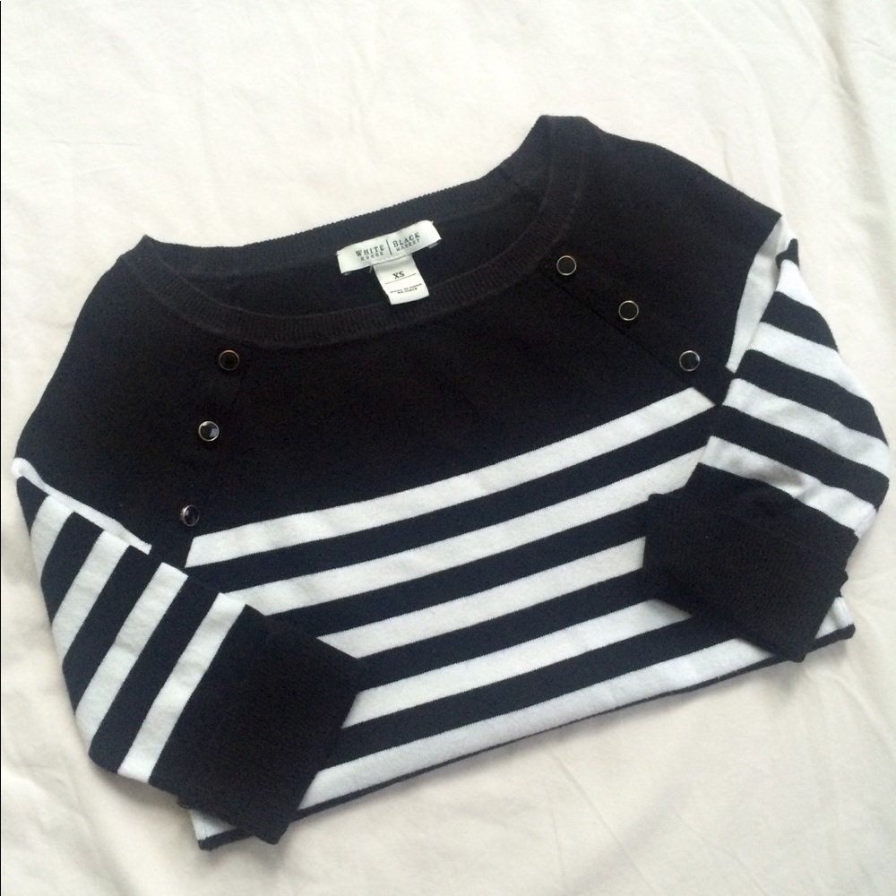 White House Black Market Striped Sweater