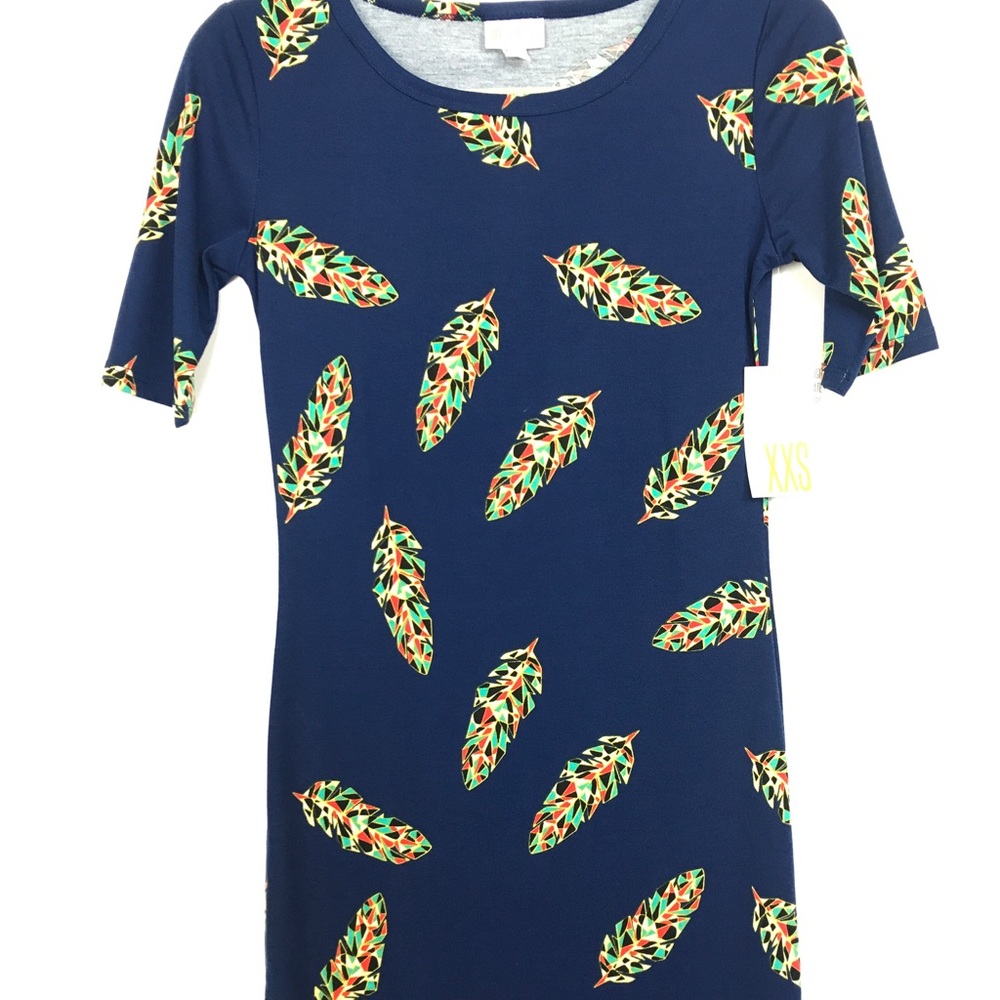 Lularoe XXS mosaic feathers Julia.