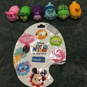 NWOT 6 color pop Tsum Tsum's from mystery packs