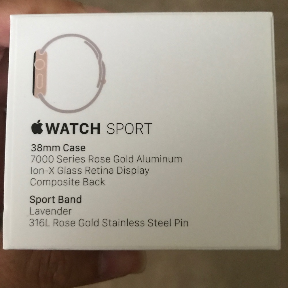 Apple Watch Series 1 38mm Rose Gold Sport