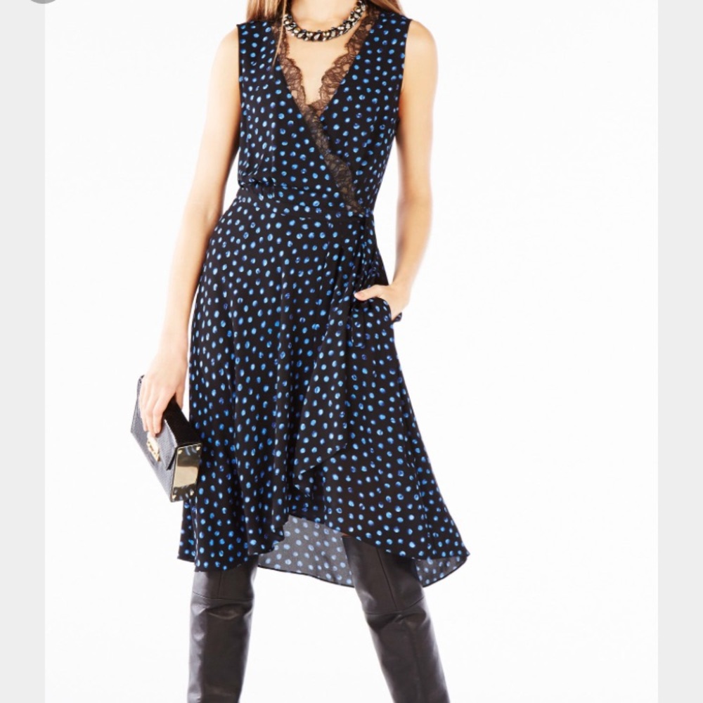 BCBG Midi Wrap Dress