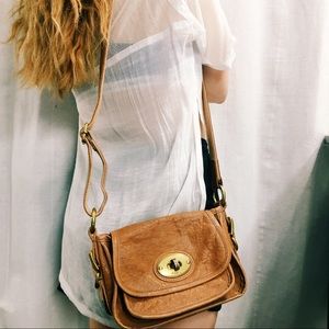 Leather fossil purse