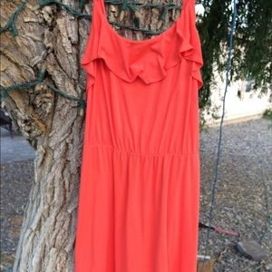 Mossimo mini dress coral and black