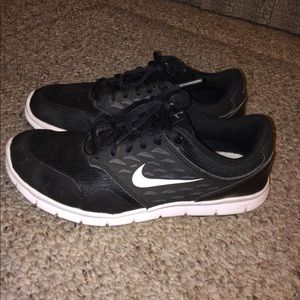 Black And white Nike sneaker