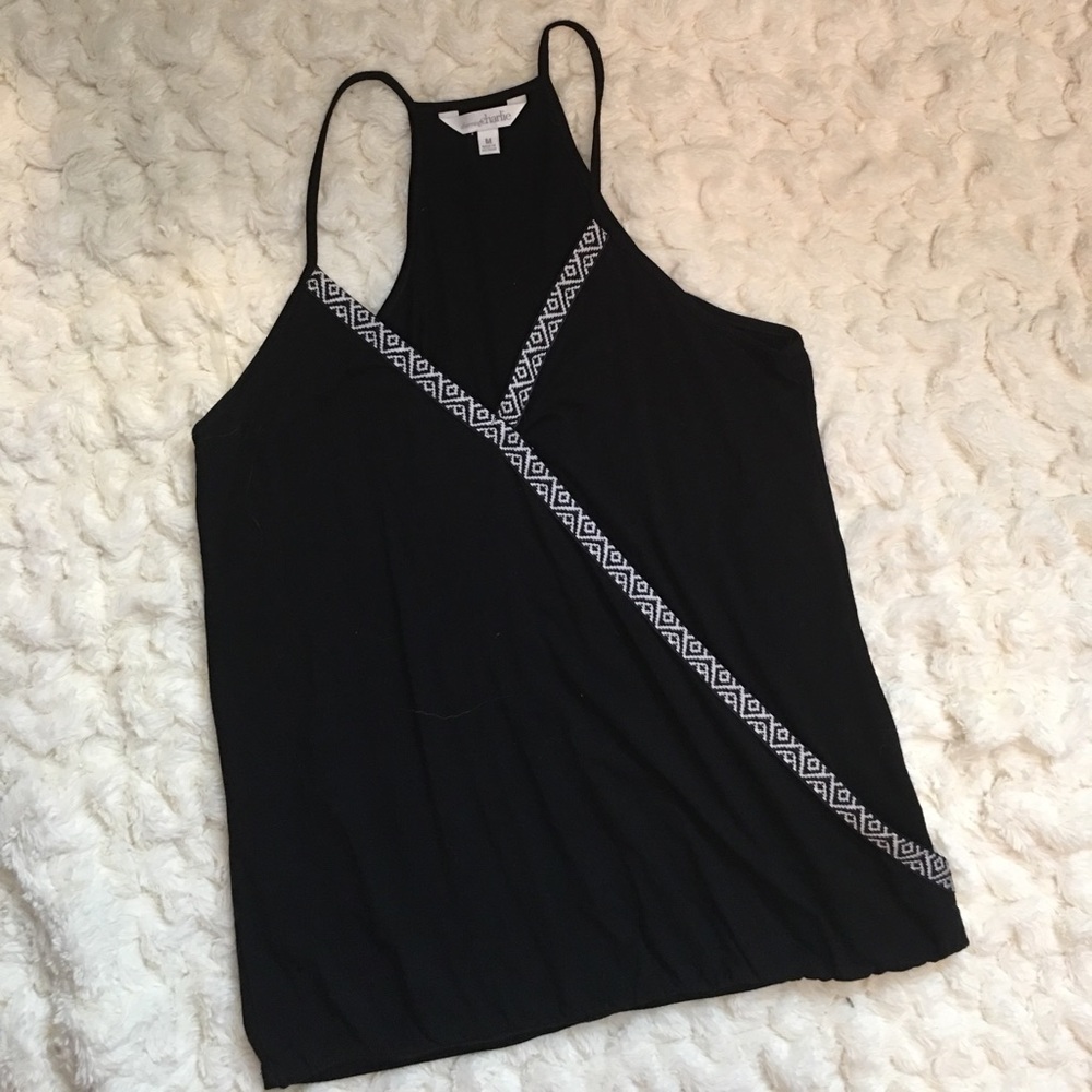 Black tank top