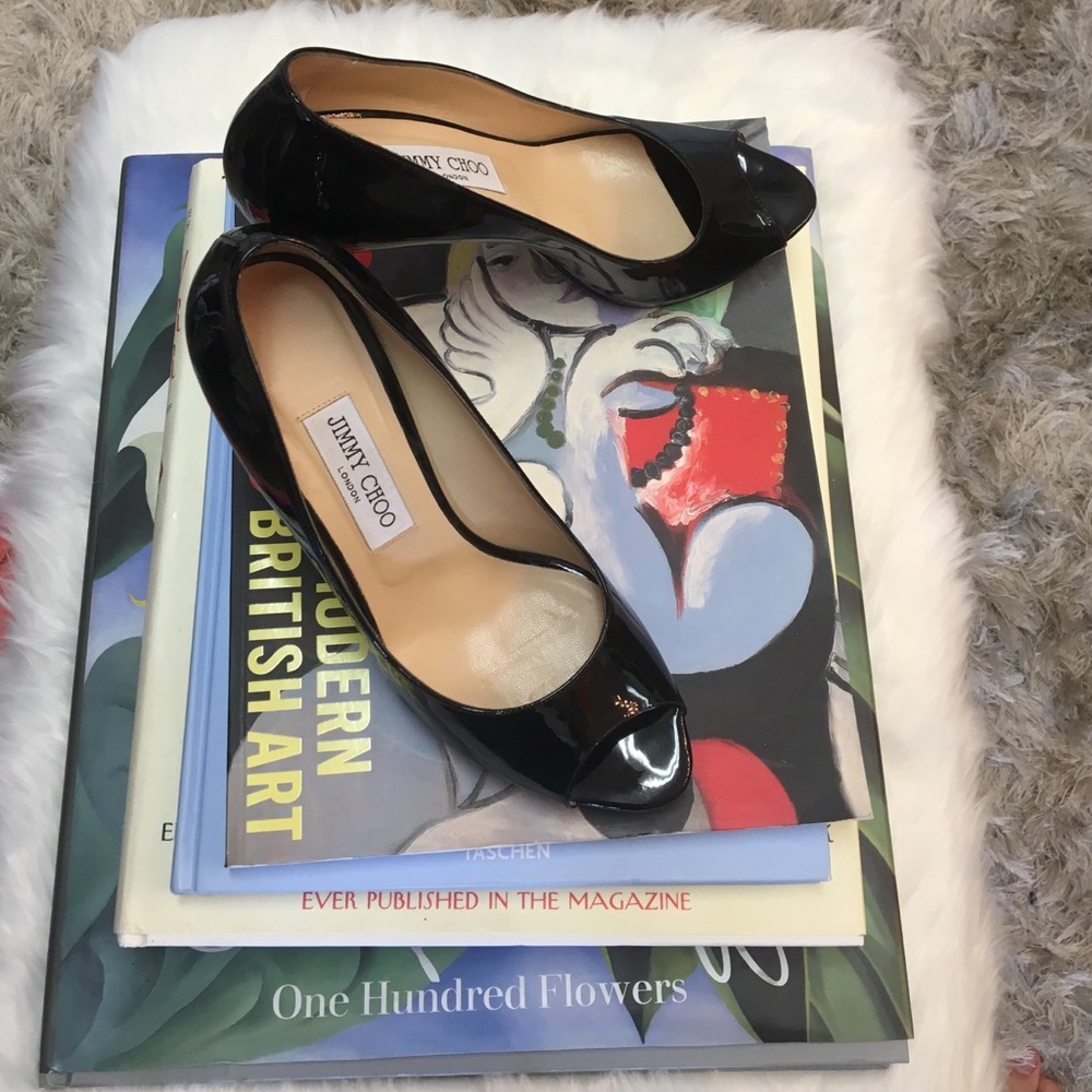 Black Jimmy Choo high heels