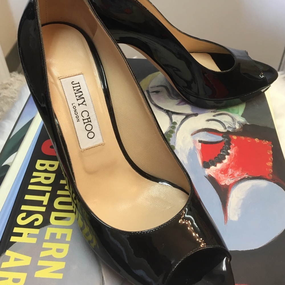 Black Jimmy Choo high heels - Picture 2 of 4