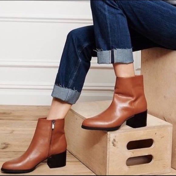 Sam Edelman 'Joey' Bootie in Burnt Umber - Picture 3 of 8