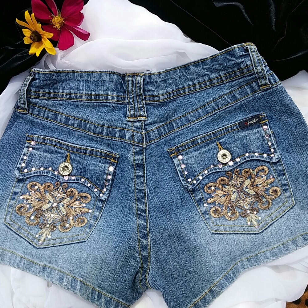 Angels Jean Shorts