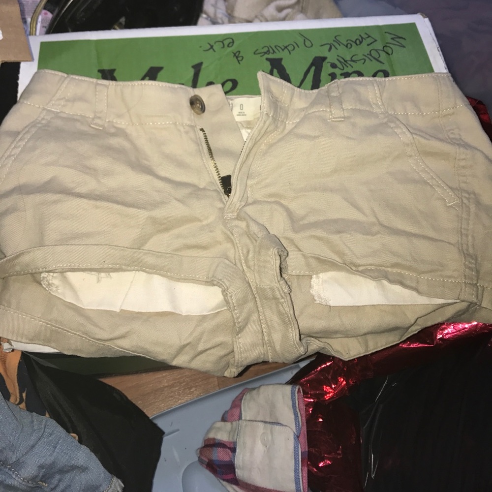 size 0 hollister shorts