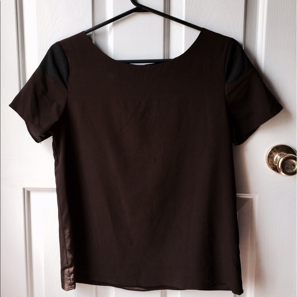 Brown Black Women's Top