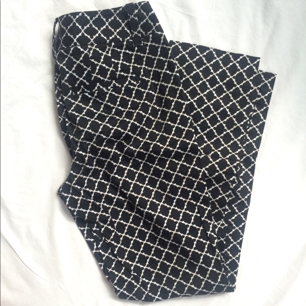 White House Black Market Patterned Dress Pants