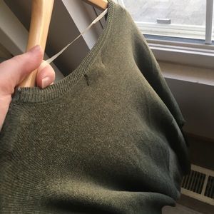 Light Army Green Oversized Sweater