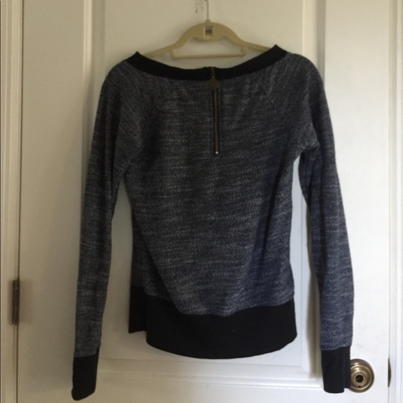 Grey Oversized Roxy Crewneck Sweater/Sweatshirt - Picture 2 of 4