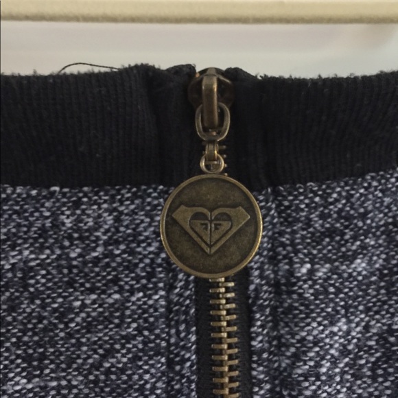 Grey Oversized Roxy Crewneck Sweater/Sweatshirt - Picture 3 of 4