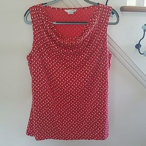 Boden USA Cowl Neck Sleveless Top size 16