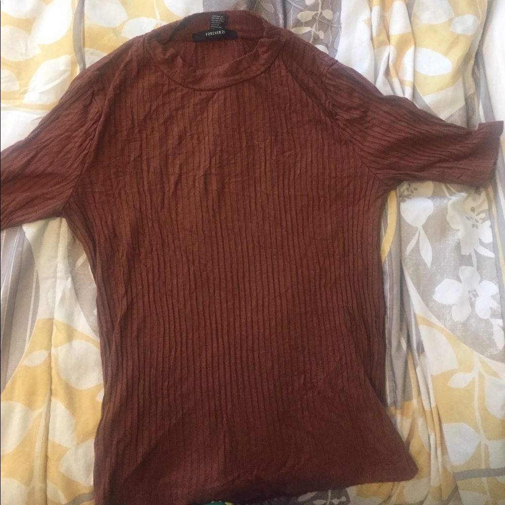 Burnt orange shirt
