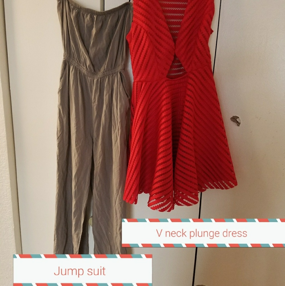 Gray jump suit