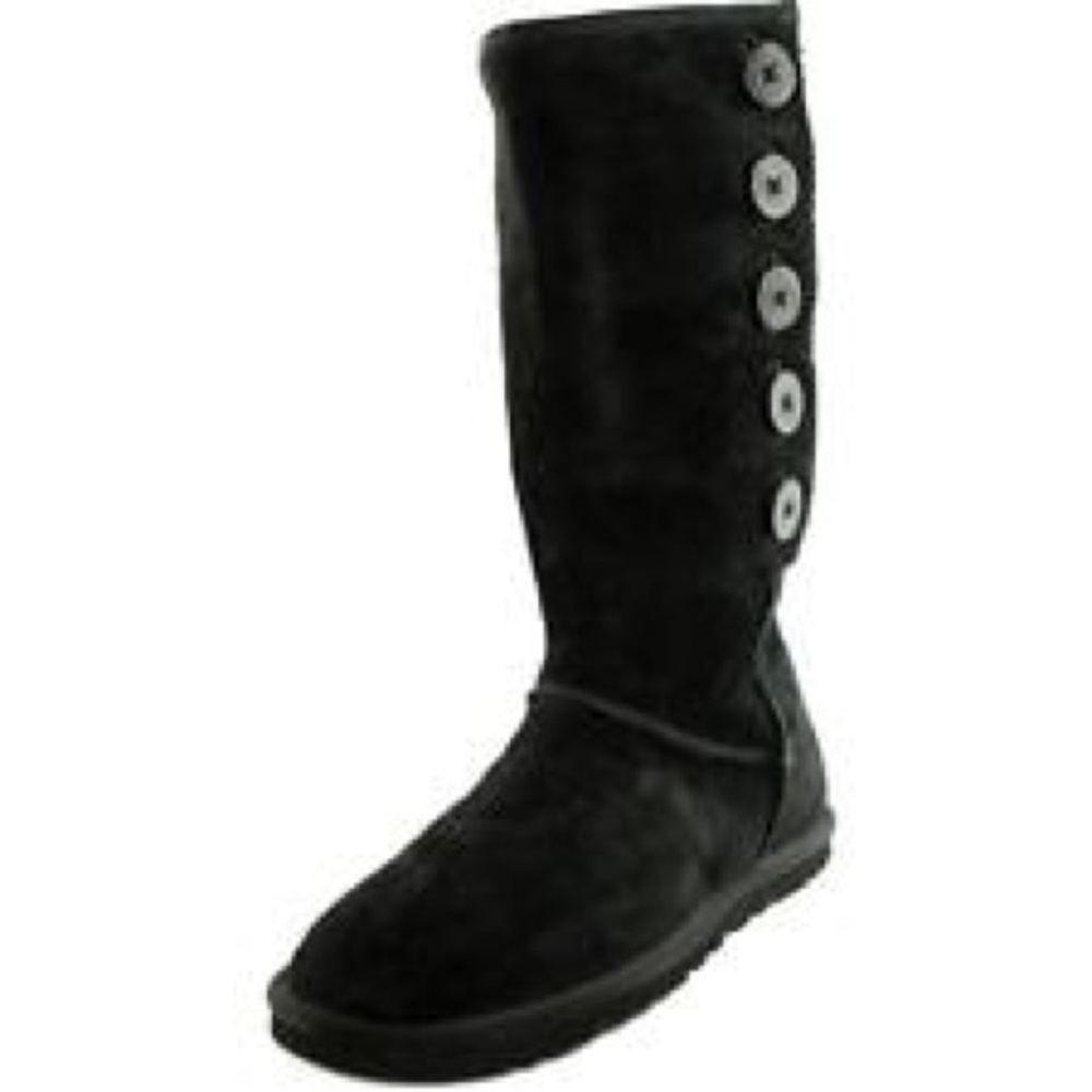 Ugg Pro Button Boot Women Round Toe Suede Boot