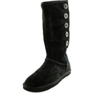 Ugg Pro Button Boot Women Round Toe Suede Boot