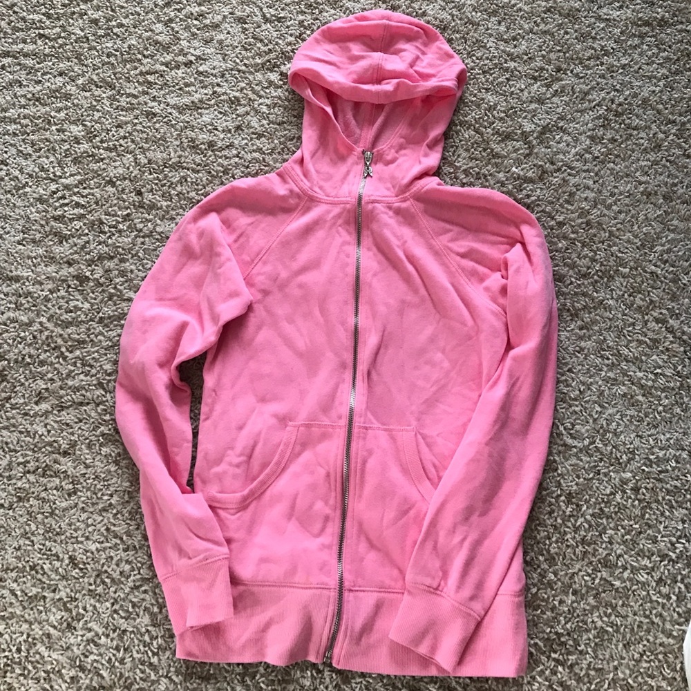 VS angel wing pink zip up
