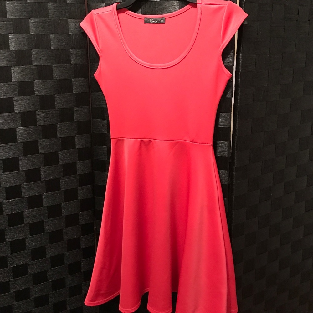 Pink Skater Dress