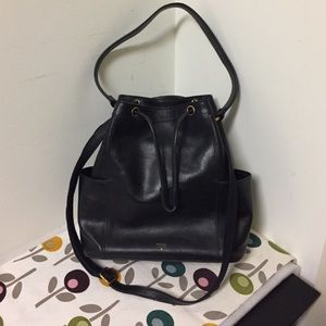 Fossil adjustable full leather bag